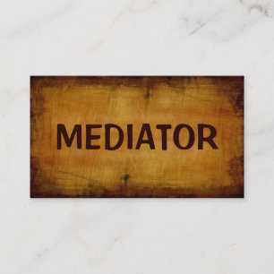 Mediator Antiek Visitekaartje