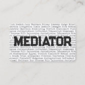 Mediator Juridische Woorden Visitekaartje (Voorkant)