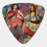 Médiators Mona Lisa Romantic Funny Art coloré<br><div class="desc">Cette merveilleuse invitation prend des éléments de la Mona Lisa et de Van Gogh's Starry nuit pour faire un thème mariage exceptionnellement unique et fantasque stationnaire pour une invitation, merci, numéro de table, et plus encore! Mona Lisa - Cette image présente la Mona Lisa avec son homme, dansant dans la...</div>