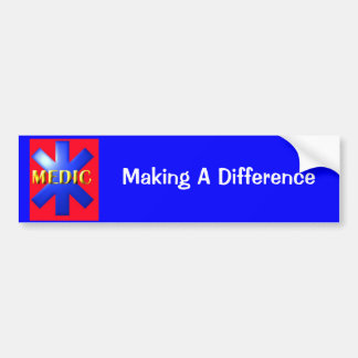 MEDIC, Het verschil maken Bumpersticker