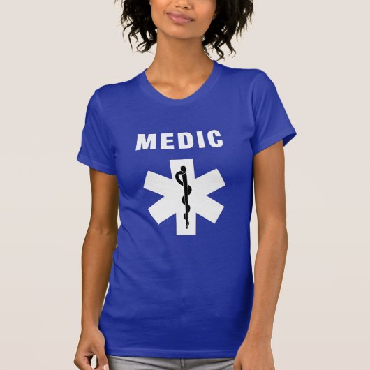 Medic Ster van leven T-shirt (Voorkant)