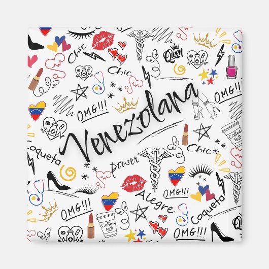 Médica General Venezolana | Orgullo Profesional ve Magneet (Voorkant)