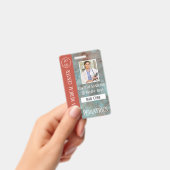 Medica Photo ID Zachte Blauwe Inkt Badge (Handheld)