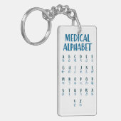 Medical Alphabet Sleutelhanger (Voorkant Links)