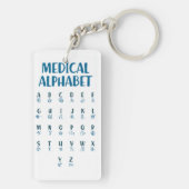 Medical Alphabet Sleutelhanger (achterkant)