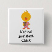 Medical Assistant Chick Button (Voorkant)