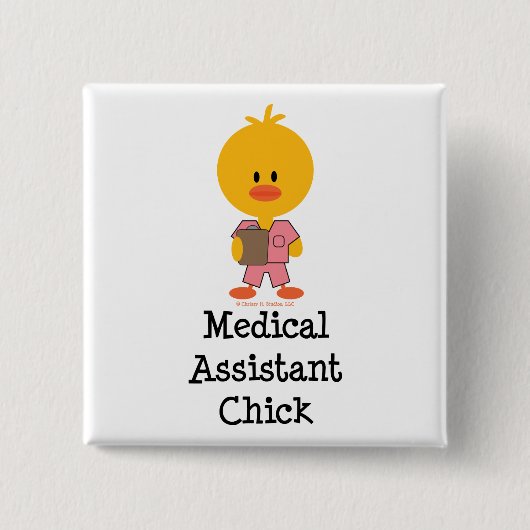 Medical Assistant Chick Button (Voorkant)