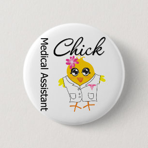 Medical Assistant Chick v2 Ronde Button 5,7 Cm