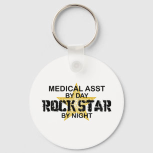 Medical Asst Rock Star Sleutelhanger