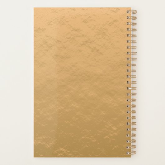 Medical Caduceus Gold Planner (Achterkant)