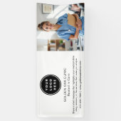 Medical Clinic Health Business Logo Foto Spandoek (Verticaal)