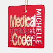 Medical Coder Extraordinaire CUSTOM Keramisch Ornament (Links)