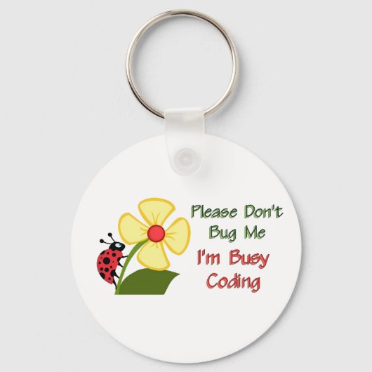 Medical Coder Ladybug Sleutelhanger (Voorkant)