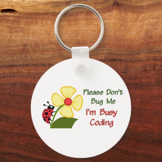 Medical Coder Ladybug Sleutelhanger (Voorkant)