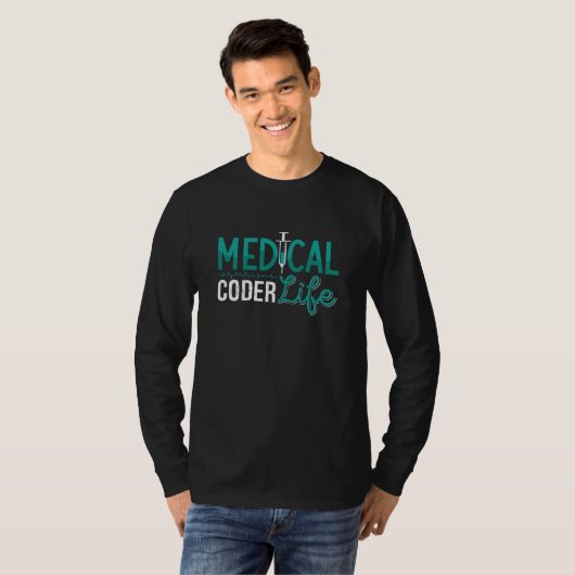 Medical Coder Life Assistant ICD Codering Programm T-shirt (Voorkant volledig)