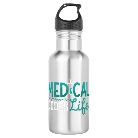 Medical Coder Life Assistant ICD Codering Programm Waterfles (Voorkant)