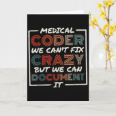 Medical Coder We Can't Fix, Medical Nurse Coder Kaart (Gele Bloem)