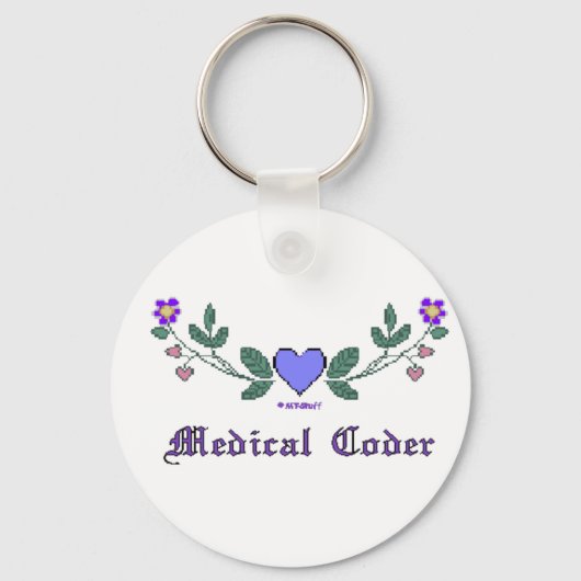 Medical Coders Blue CS Print Sleutelhanger (Voorkant)