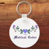 Medical Coders Blue CS Print Sleutelhanger (Voorkant)