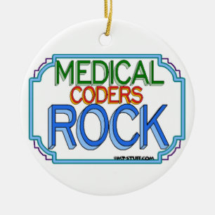 Medical Coders Rock Keramisch Ornament