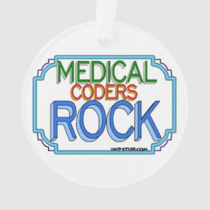 Medical Coders Rock Ornament