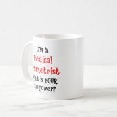 medical dosimetrist koffiemok (Voorkant links)