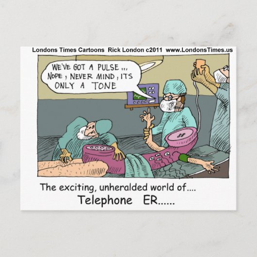 Medical Emergency 4 Telefoons Funny Gift Mok Kaart (Voorkant)
