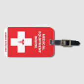 Medical Equipment Handle with care Bagagelabel