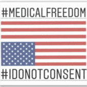 Medical Freedom Sticker (Voorkant)