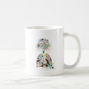 Medical Gifts Heart en Lungs Motif Koffiemok
