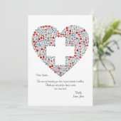 Medical Heart Nurse Appreciation Kaart (Staand voorkant)