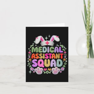 Medical Instant Squad Grappig Schattige Paasdag Bu Kaart