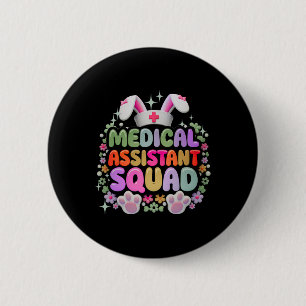 Medical Instant Squad Grappig Schattige Paasdag Bu Ronde Button 5,7 Cm