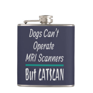 Medical Joke Dogs en Cats Dad Joke Funny Heupfles
