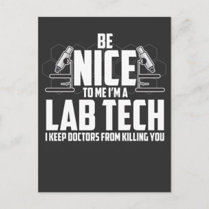 Medical Lab Tech Gift - Laboratoriumtechnicus Briefkaart