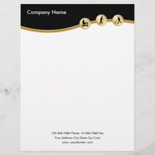 Medical Mobility Theme Letterhead Gepersonaliseerd Briefhoofd