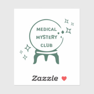 "Medical Mystery Club" Grappige Spoonie-bewustzijn Sticker
