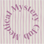 'Medical Mystery Club' Relatable Spoonie Sticker (Devant)