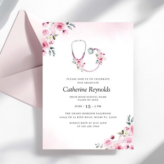 Medical Nursing School Afstuderen Kaart