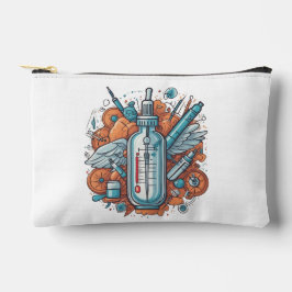 Medical Vial Art - Syringe & Pill Bottle Wings Etui