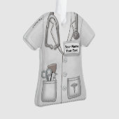 Medical White Coat Nurse of Doctor Ornament (voorkant)