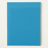 Médicale Assistant Floral bleu Personnalisé (Dos)