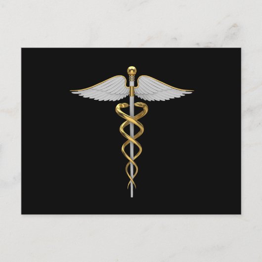 Médicale - Caduceus - Carte postale - SRF (Devant)
