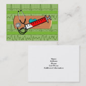 Médicale Carte de visite Big Bandaid Lime II (Devant / Derrière)