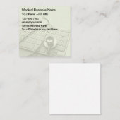 Médicale Carte de visite de thème Modèle (Devant / Derrière)