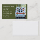 Médicale, cartes de visite de secours (Devant / Derrière)