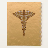 Médicale Planneur d'or Caduceus (Dos)