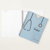Médicale Scrubs Infirmière Docteur Light Blue Plan (Devant avec enveloppe)