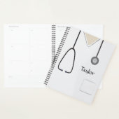 Médicale Scrubs Infirmière Docteur White Planner (Devant avec enveloppe)