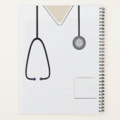 Médicale Scrubs Infirmière Docteur White Planner (Dos)